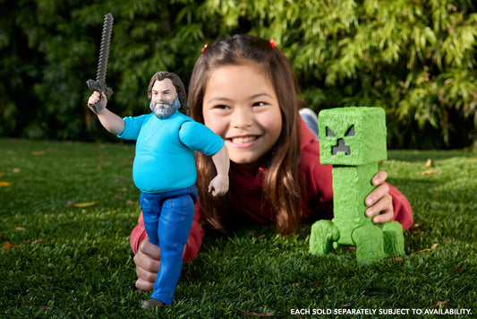 Minecraft Creeper Large-Scale Action Figure, 12-Inch Character Collectible Inspired By The Movie