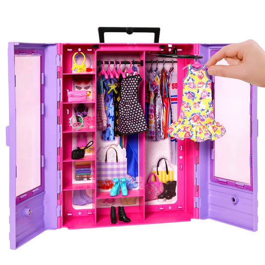 Barbie Fashion & Beauty Set de Juego Clóset de Lujo con Muñeca