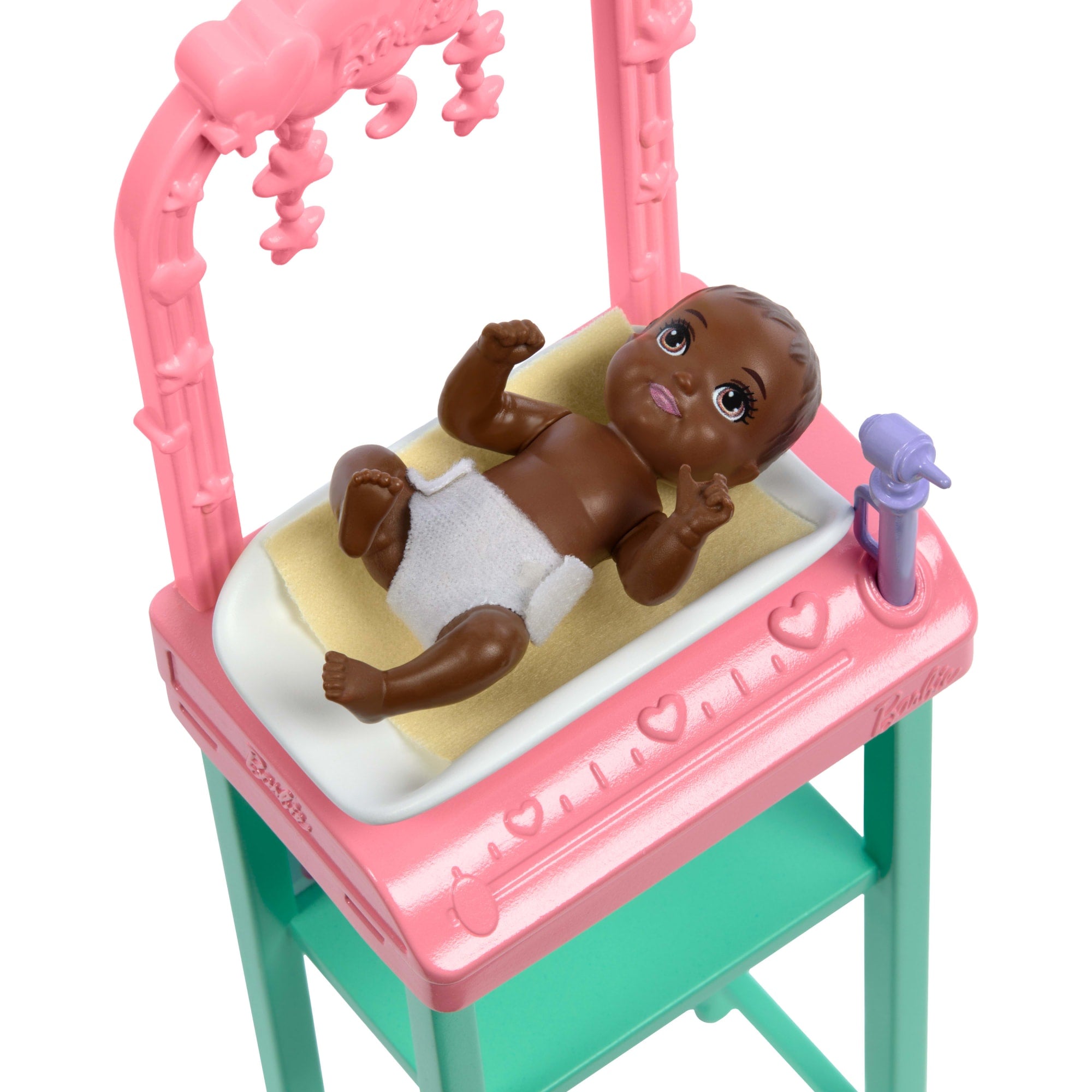 Barbie Baby Doctor Doll With Blonde Fashion Doll, 1 Baby Doll, Furniture & Accessories