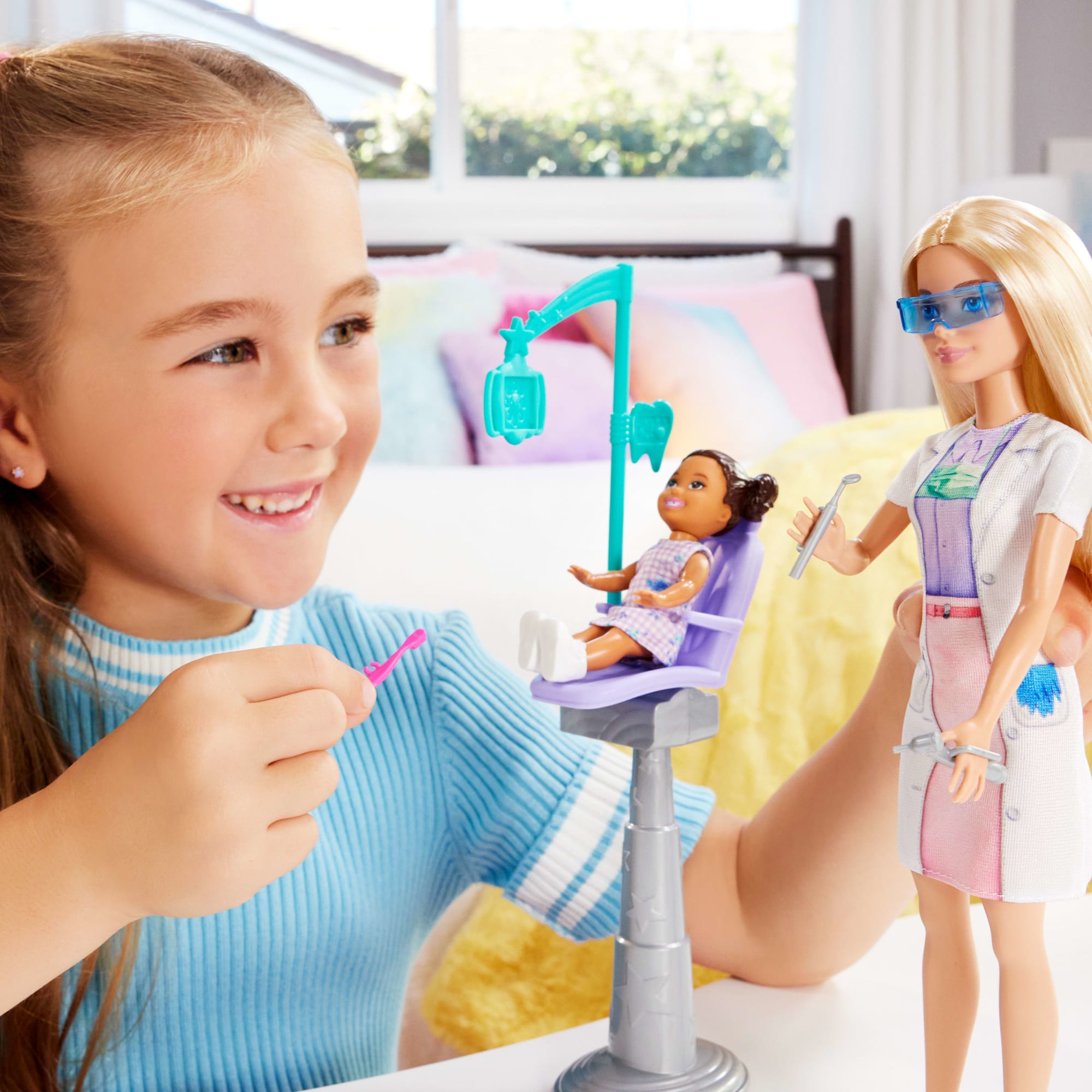 Barbie  Poupées  Poupée Mode dentiste, Poupée enfant, Accessoires