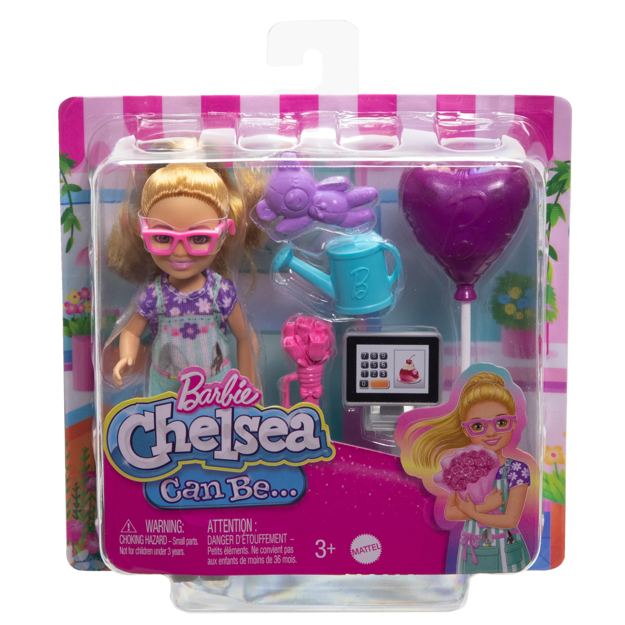 Barbie  Chelsea  Poupée Fleuriste et Accessoires, Blonde