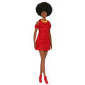 Barbie  Fashionistas  65E Anniversaire  Poupée221, Cheveux Noirs