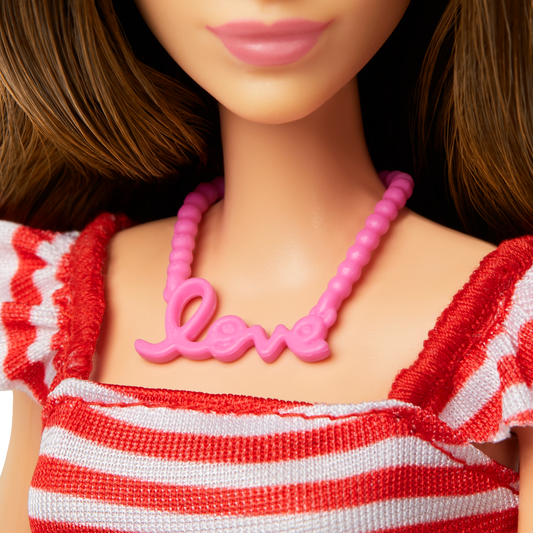 Barbie Pink Passport Paris Doll Set With Clothes & Picnic Accessories, Includes Brunette Doll