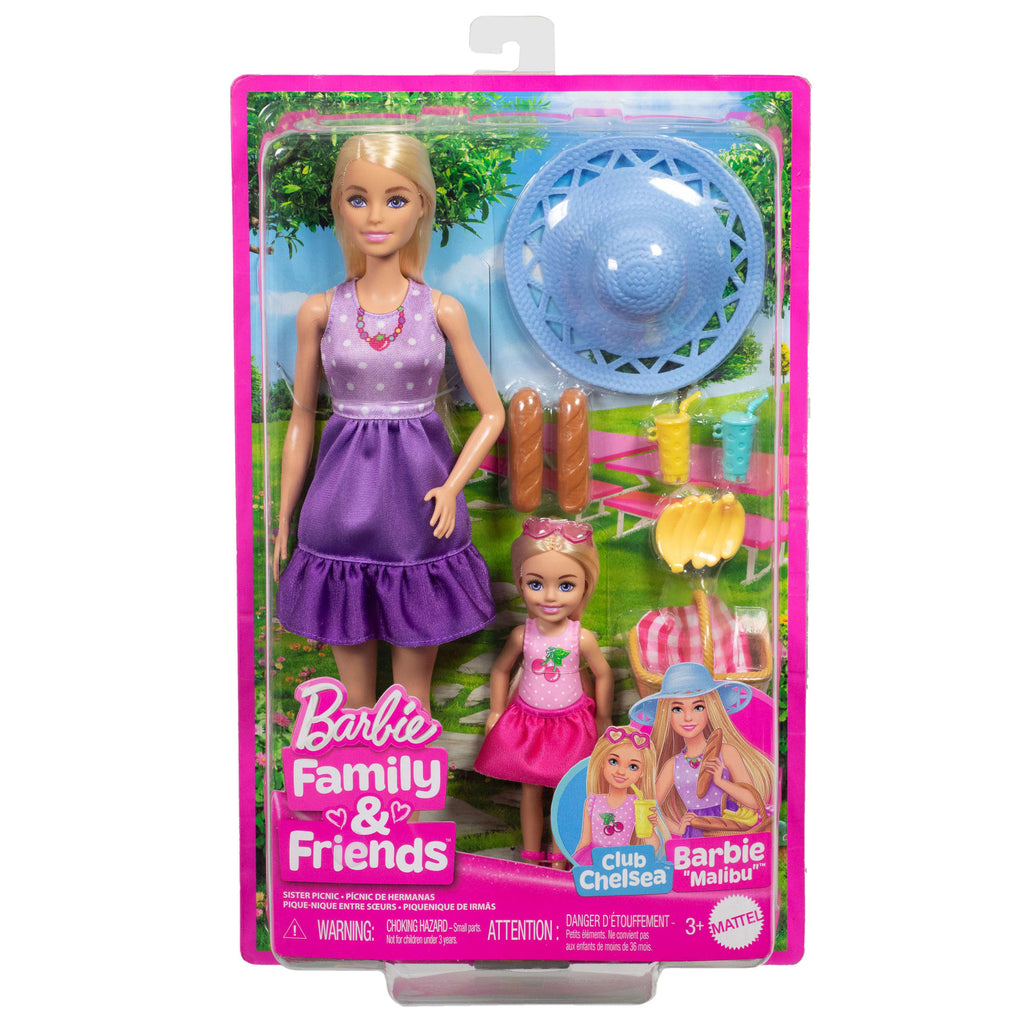 Barbie  Famille et Amis  Poupées et Accessoires  Pique-Nique