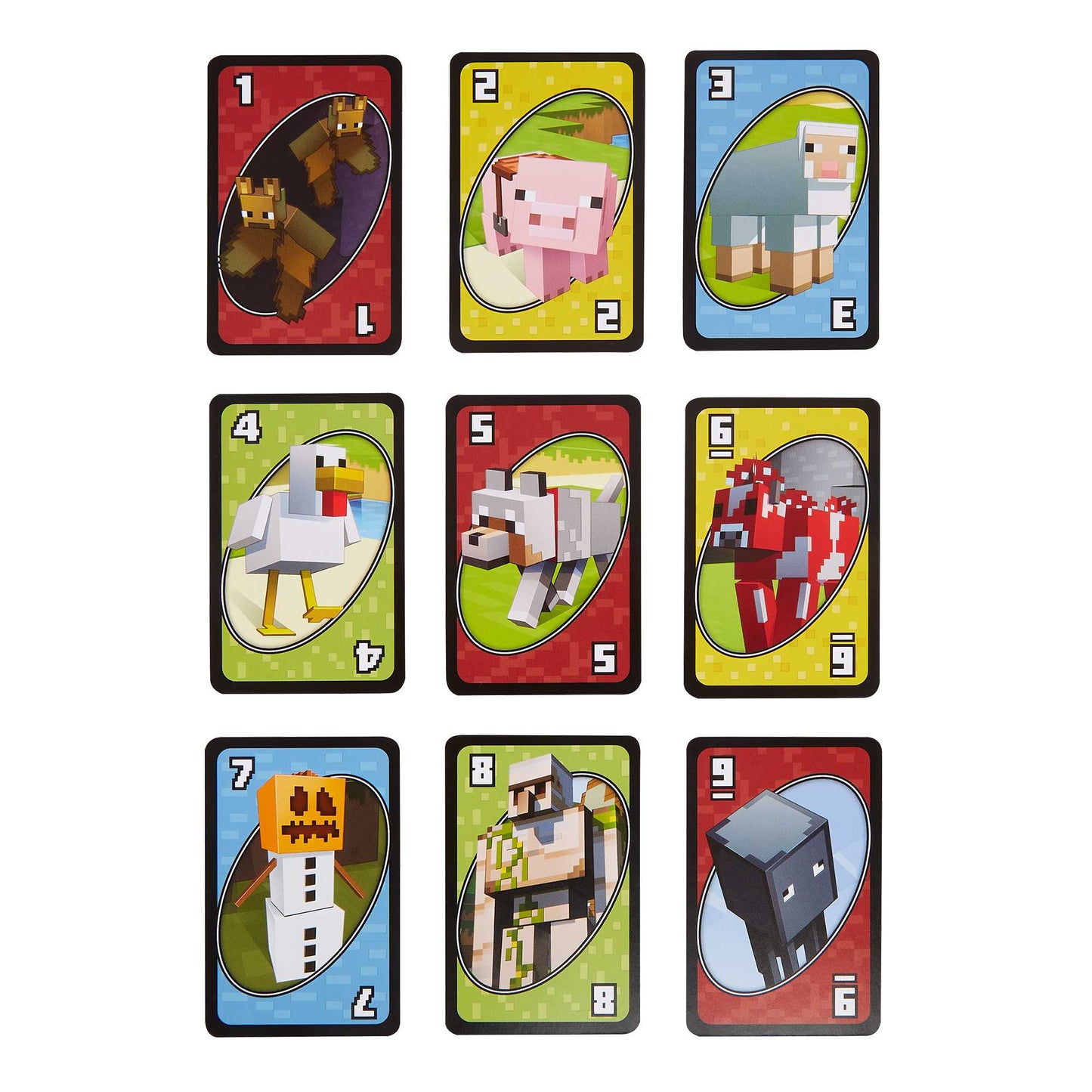 UNO Juego de Cartas Minecraft