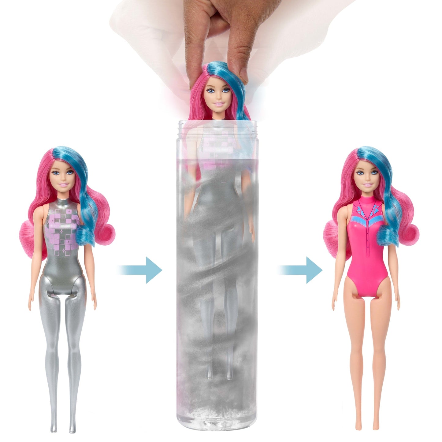 Barbie Color Reveal Muñeca Moda Disco Sorpresa