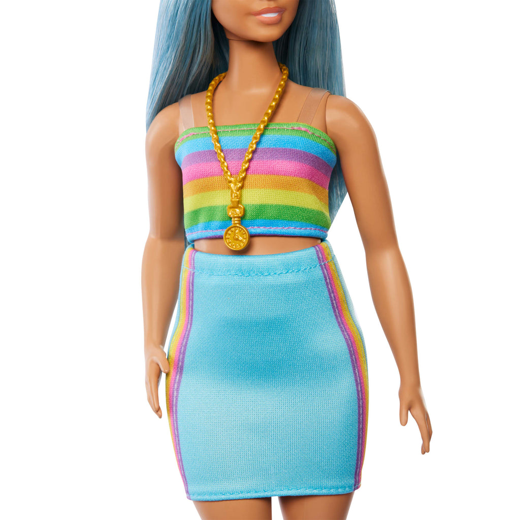 Barbie  Fashionistas  65Eanniversaire  Poupée218, Cheveux Bleus