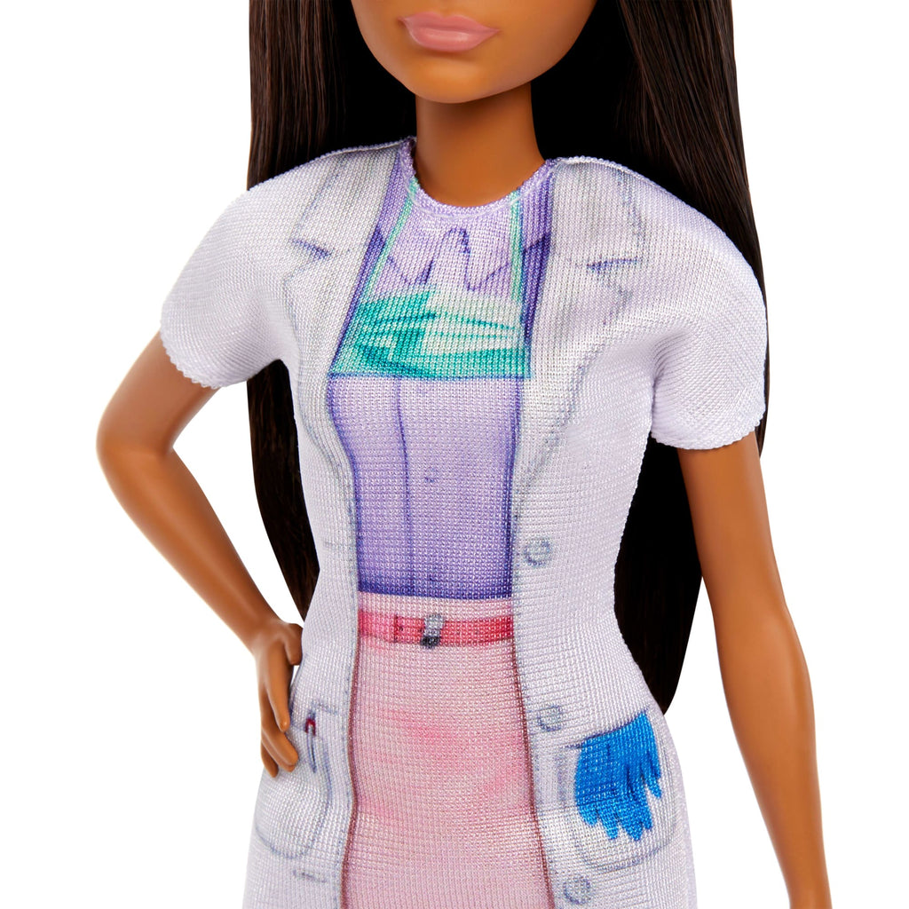 Barbie  Poupée Mode  dentiste, Brunette, Poupée enfant, Accessoires