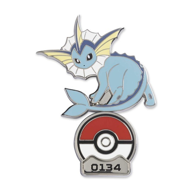 Pokémon Gallery Pins: Vaporeon Standing Pin