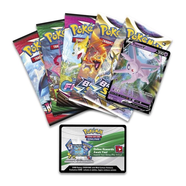 Pokémon TCG: V Heroes Tin (Espeon V)
