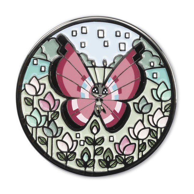 Vivillon Pokémon Monthly Pins: Habitat Pin (2 of 12)