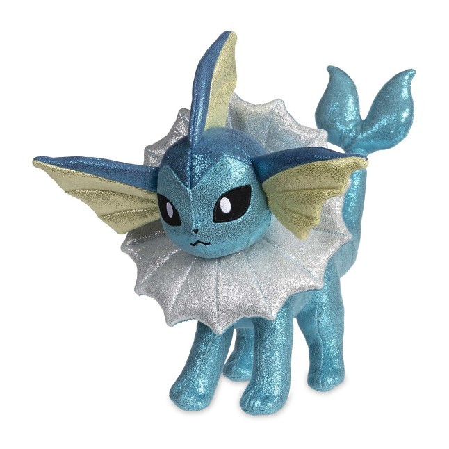 Vaporeon Sparkly Friends Plush - 15 ¼ In.