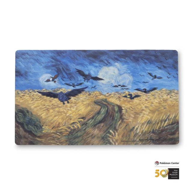 Pokémon Center × Van Gogh Museum: Corviknight Inspired by Wheatfield with Crows Playmat