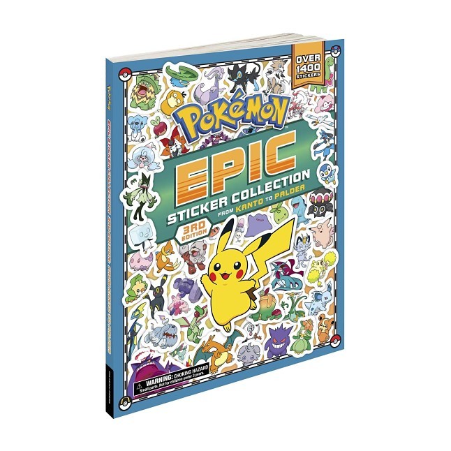 Pokémon Epic Sticker Collection 3rd Edition: From Kanto to Paldea