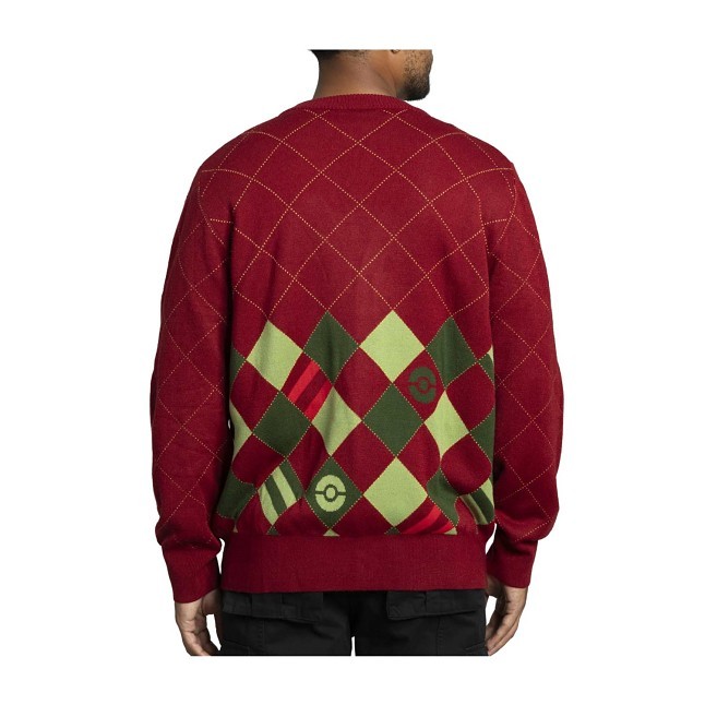 Maushold Pokémon Holiday Red Cardigan - Adult