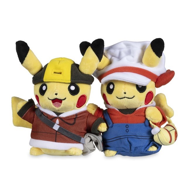 Johto Region Paired Pikachu Poké Plush - 9 ½ In.