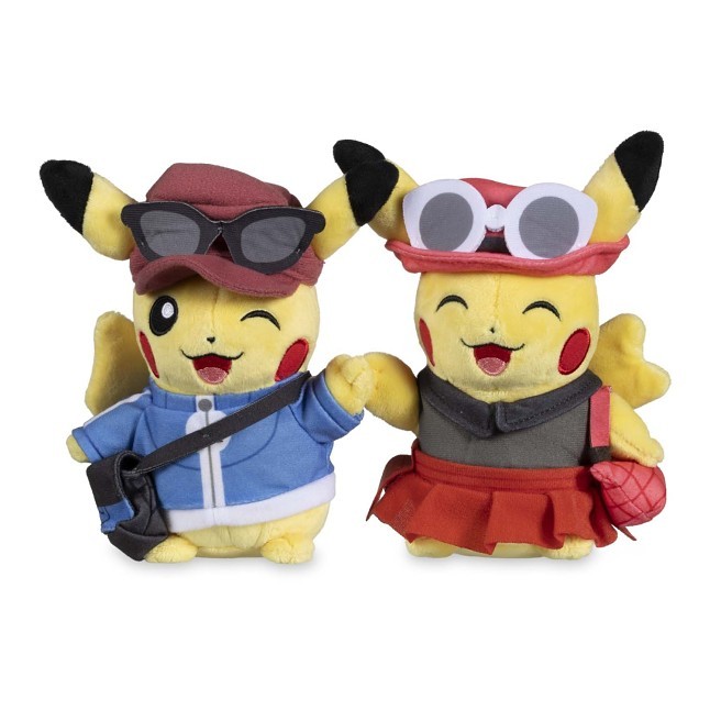 Kalos Region Paired Pikachu Poké Plush - 9 ½ In.