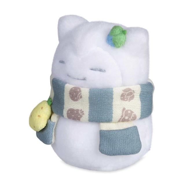Snorlax Snowman Snowy Softies Plush - 5 In.