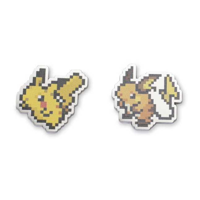 Pikachu & Raichu Pokémon Pixel Pins (2-Pack)