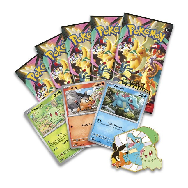 Pokémon TCG: Mega Evolution-Ascended Heroes First Partners Deluxe Pin Collection