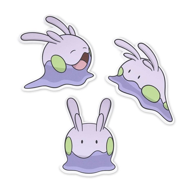 Goomy Stickers (3-Pack)