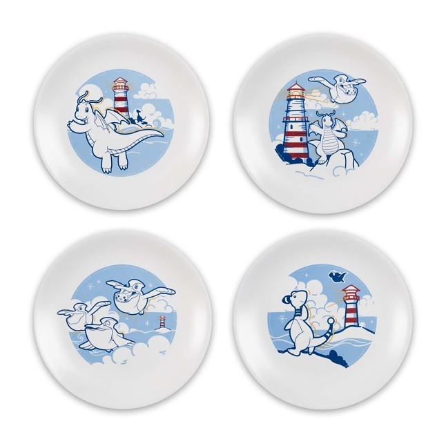 Pikachu, Dragonite, Ampharos & Pelipper Pokémon Summer Plates (4-Pack)