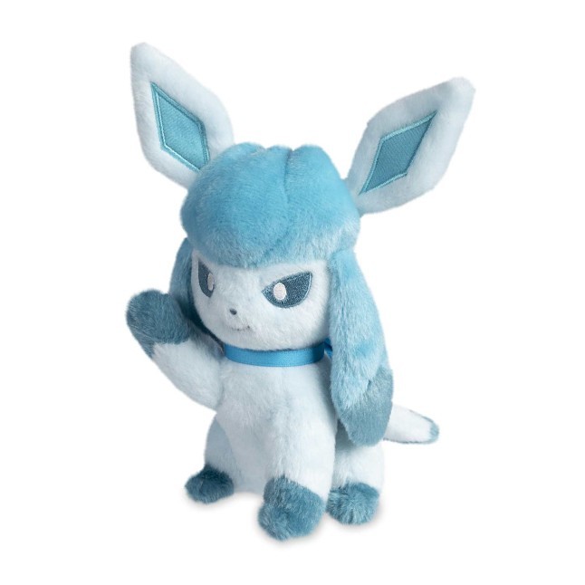 Eevee Collection: Glaceon Plush - 8 In.